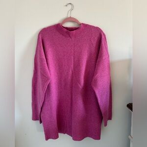Le Lis Vibrant Pink Knit Wool Blend Sweater